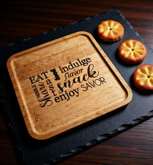 REALISATIES bamboe snack schotel