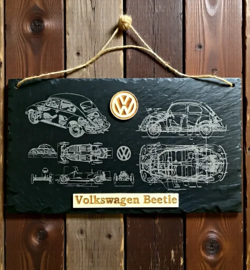 REALISATIES beetle op leisteen